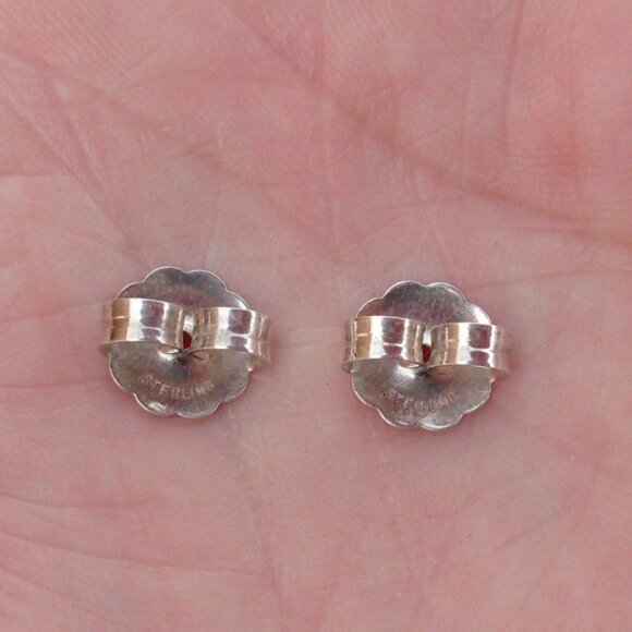 Rare & Retired David Yurman Hampton Gold Ball Earrings - 14K/925 - DY Backs - Picture 7 of 9